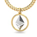 Multicolor Ethereum ETH Pendant