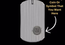 Customizable Crypto Dog Tag